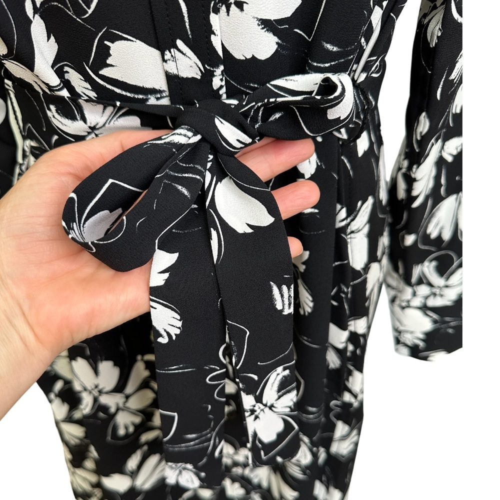 Alfani Button Up Floral Print Shirtdress Women’s Midi Dress - S/M - Picture 8 of 17